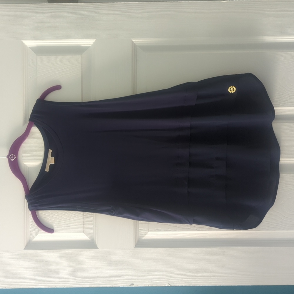 Michael Michael Kors layered look tank navy twofer